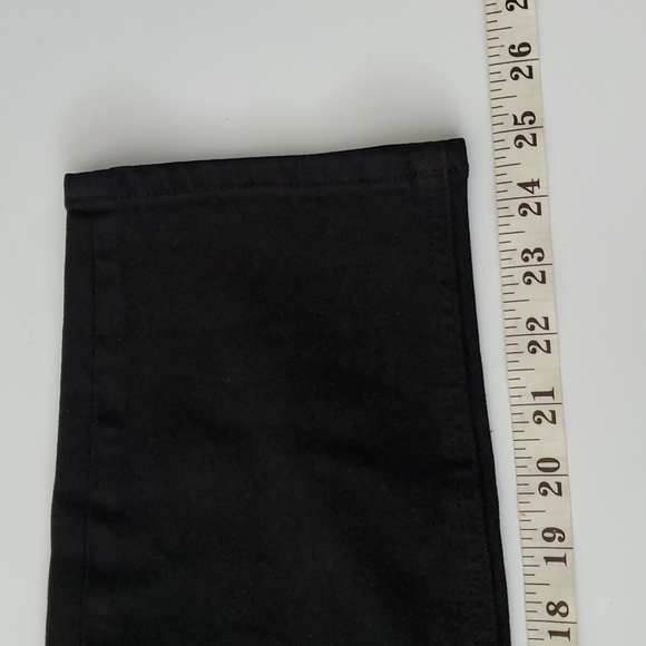 Frame High Rise Ankle Straight Paperbag jeans Film Noir - Picture 13 of 13